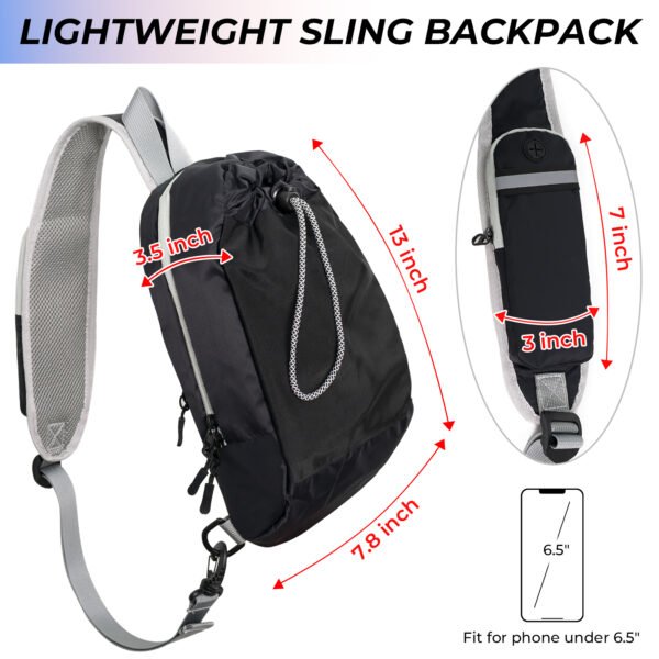 Weekandigo Sling Water Bottle Bag Portable Cycling Outdoor Holder