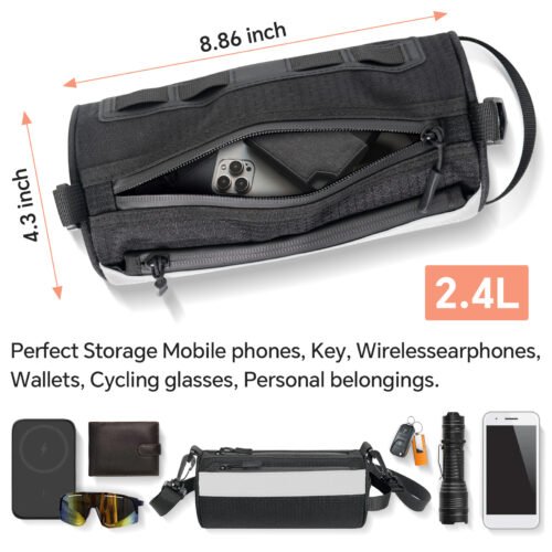 Weekandigo Cycling Handlebar Bag Universal Fit for Multiple Bikes