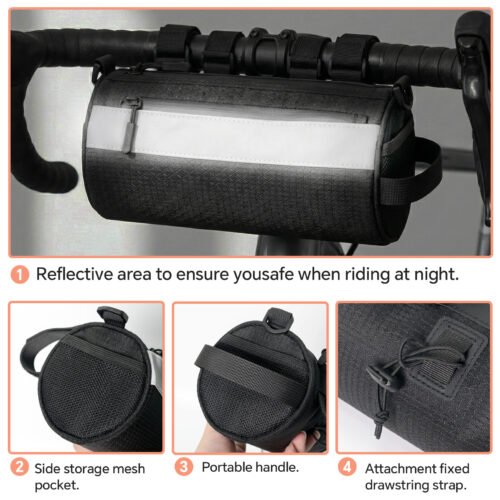 Weekandigo Cycling Handlebar Bag Universal Fit for Multiple Bikes