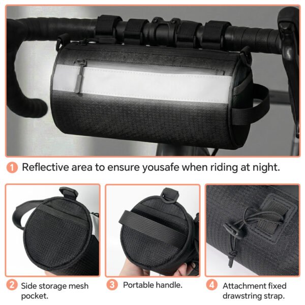 Weekandigo Cycling Handlebar Bag Universal Fit for Multiple Bikes